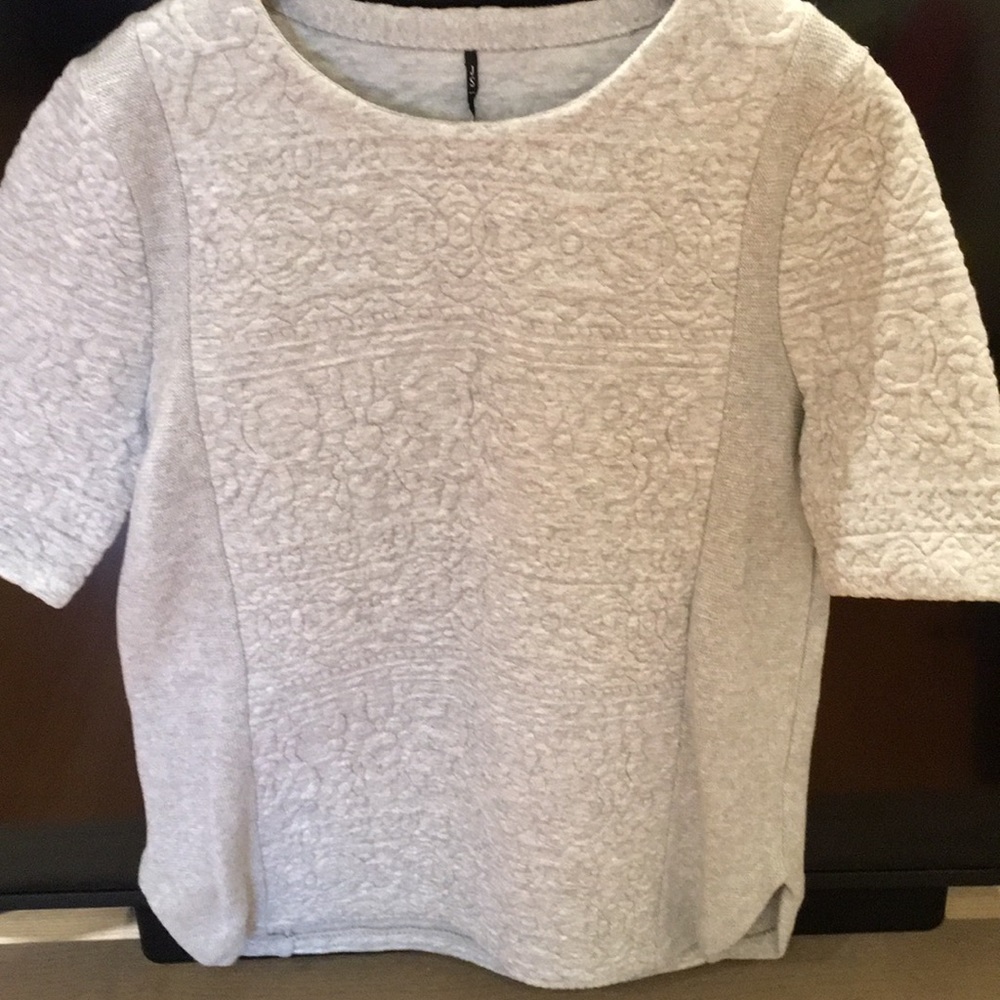 Jiing sheng group gray tees-short sleeve